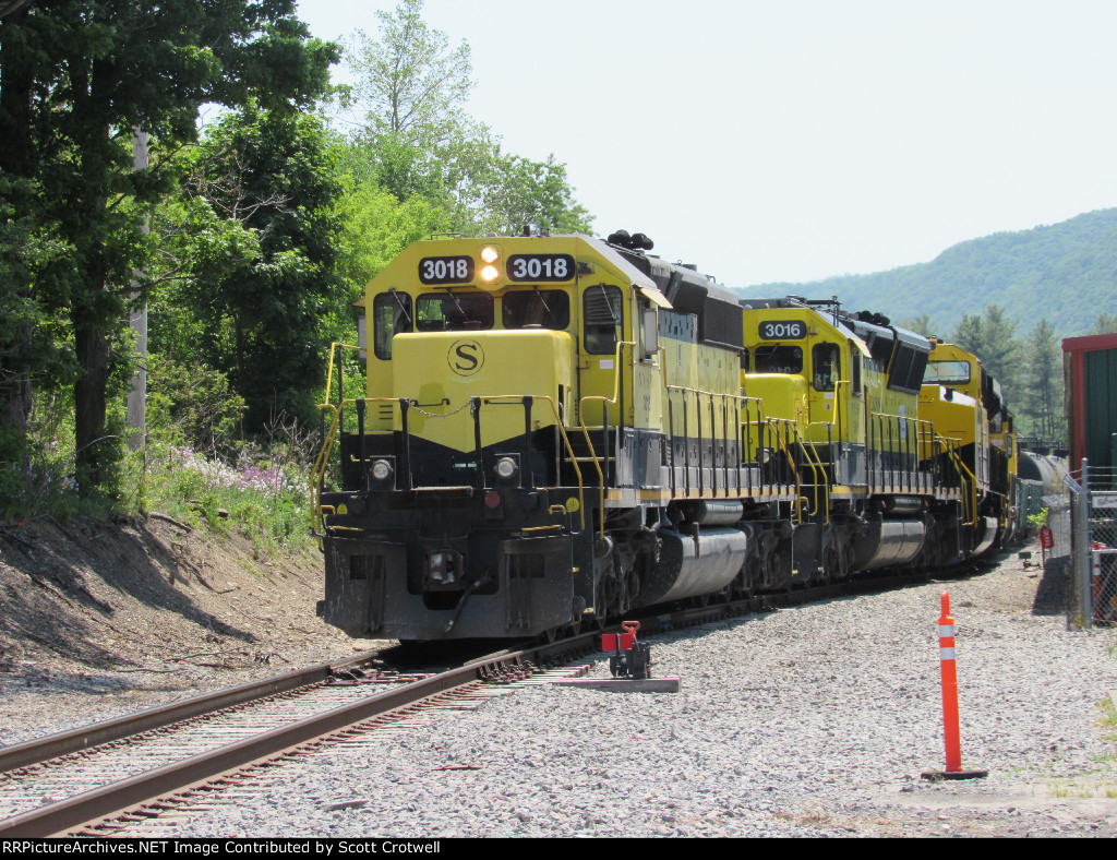 Backing into the siding